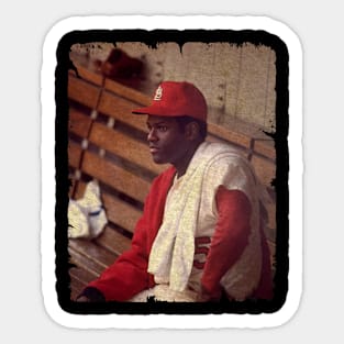 Bob Gibson in St. Louis Cardinals Sticker